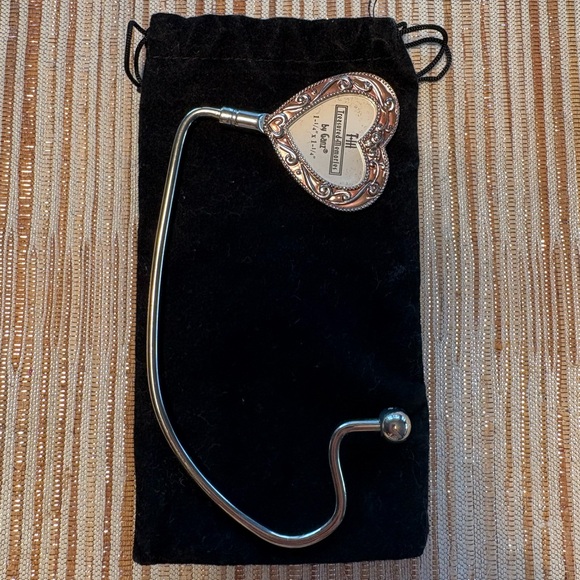 Treasured Memories by Ganz Accessories - Heart Picture Frame Purse Hanger